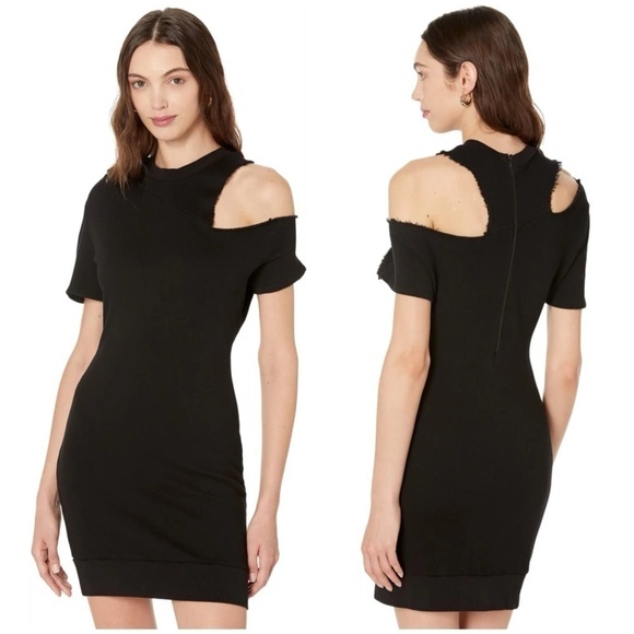 n:PHILANTHROPY Brea Bodycon Dress Cut Outs in Black Size XS NWT! - Picture 1 of 9